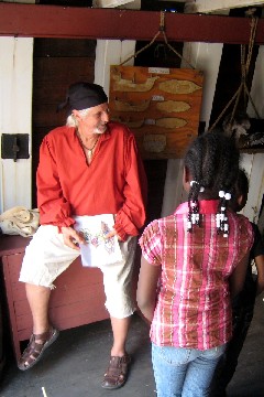 DB explaining walking the plank