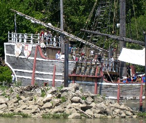 The Swordfight from the boats POV
