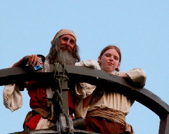 Billie and Dani in the Crow's Nest