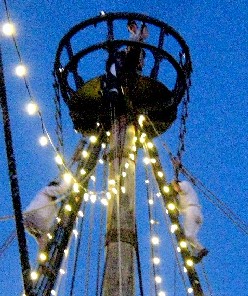 Nathan & Dan Climbing down