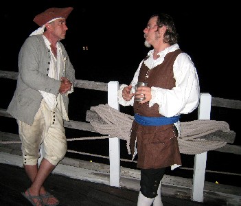 Silas and Dennis chatting