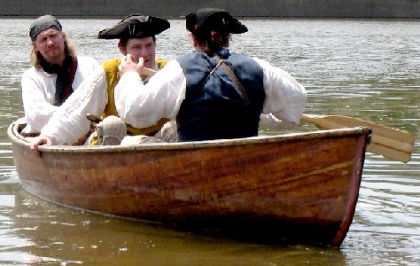 The boards in the HMS Scow