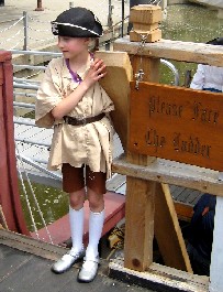 Little girl pirate