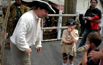 Michael explaining the bitter end