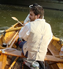 Michael Colosimo rowing