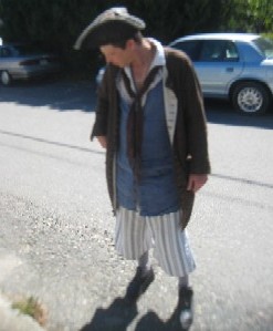 Keith reaching for a carrot