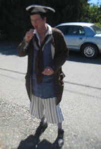 Keith eats the carrot