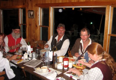 The Crew in the Chowderhouse