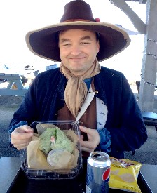 Mission and His Lobster Wrap