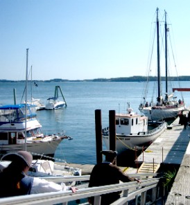 Decending to the Ada C.