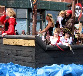 The Black Pearl Family Float