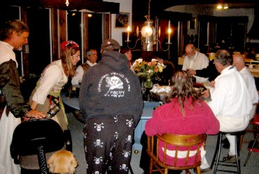 The Pirate Family at Dinner