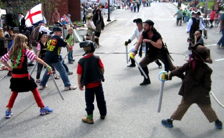 Fenris Teaching Sword Fighting
