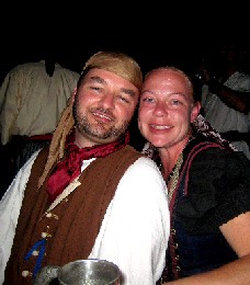 Wendy and Mission on the bench