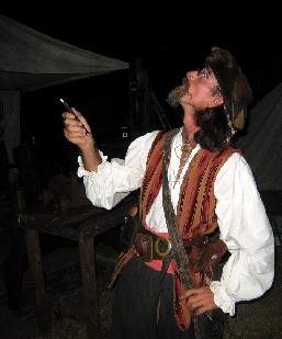 Deadeye showing off his laser