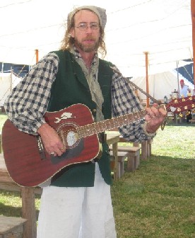 Greg sings for his supper