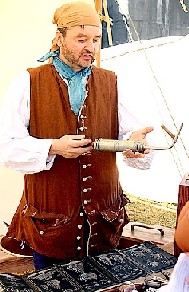 Missing showing self-administering clyster syringe