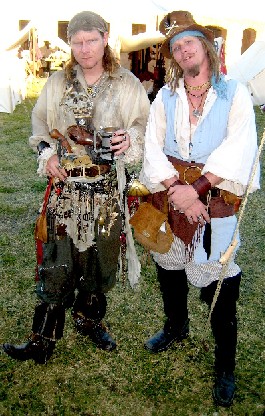 Mike the Skeleton Pirate and Cannibal Chrispy