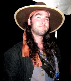 Handsome Devlin in Mission's hat