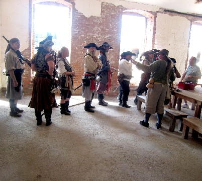 Folks waiting for powder