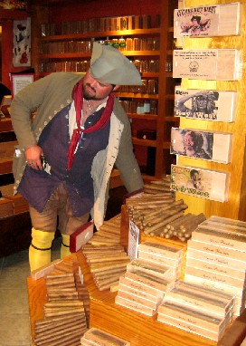 Jack selecting cigars