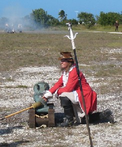 Chrispy lighting the fuse