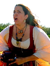 Diosa explaining the battle