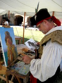 Don Maitz paints poppa