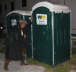 Braze pushing over the port--john