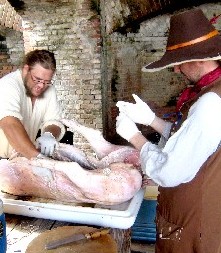 Mission Putting on Latex Gloves