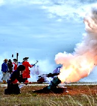 The British Mortar Fires Dramatically
