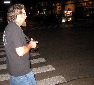 Don Photographing Key West at Night'