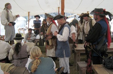 The Crew at the Battle Planning Meeting