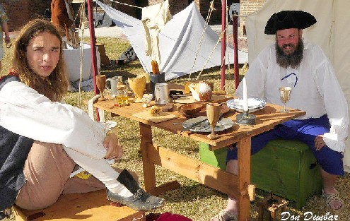 Keith and Zak at Bloody Historical