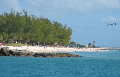 View of the Beach From the Sarah