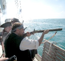 Frank Fires Stynky's Gun