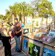 Sunset Mallory Square Artist