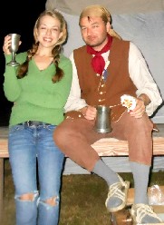 Twins Propping Each Other Up