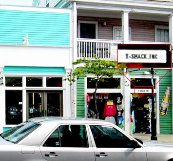 T-Shack Inc on the Right