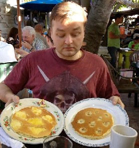 Pancakes at Blue Heaven