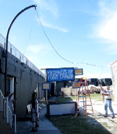 Captain Jim Swings the Rope Up