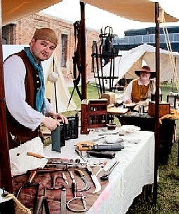 Mission and William in Camp