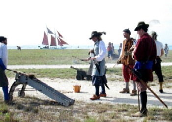 The Pirates Prepare Their Cannons
