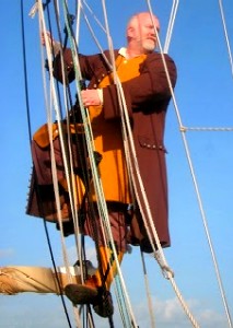 William Climbing in the Ropes