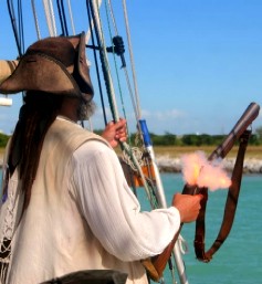 Braze Firing his Blunderbuss