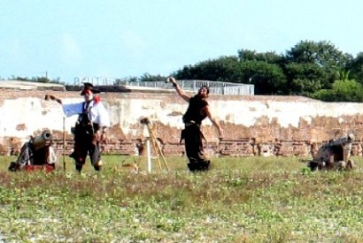 Beau & Fenris Goofing Off From Ship