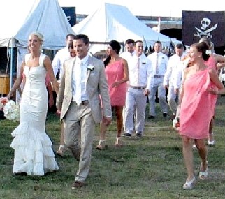 The Bridal Party Coming...