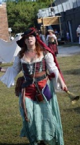 Maeve as Town Crier 1