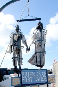 Bucky and Becky at Fort Taylor