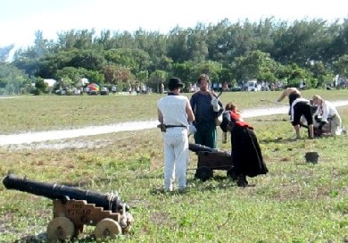 Pirates Prepping Their Cannons